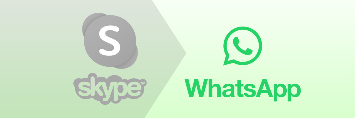 Skype helyett WhatsApp a chat modulban