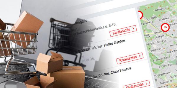 Bemutatjuk új átvételi pont választó fejlesztésünket