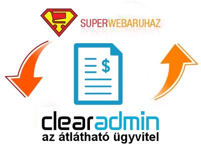 Clearadmin számlázó webáruházban